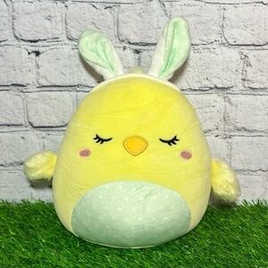 Squishmallows Kellytoy Easter Plush Aimee the Yellow Chick 12"‎